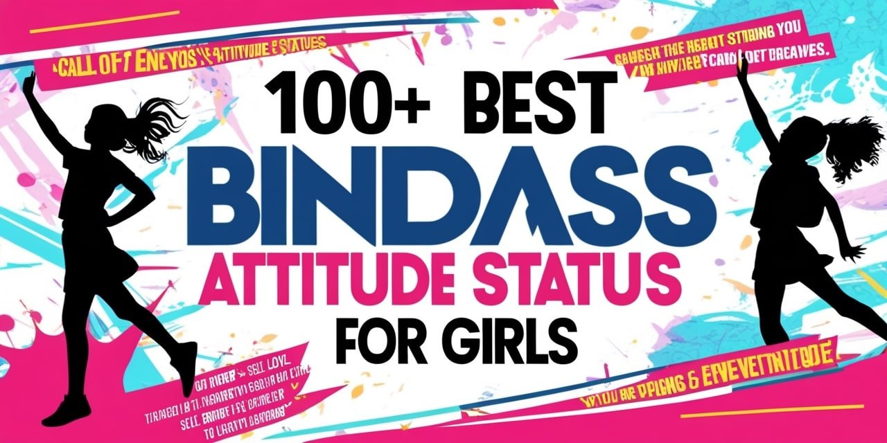 Bindass Attitude Status For Girls