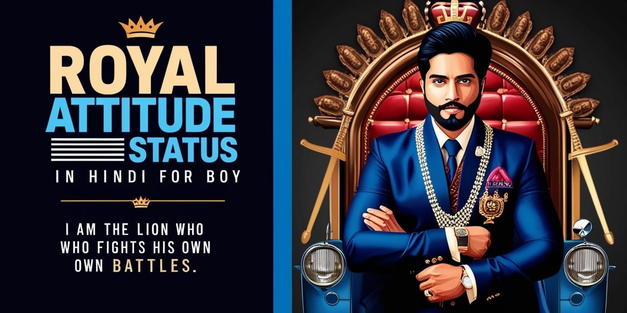 Royal Attitude Status In Hindi For Boy