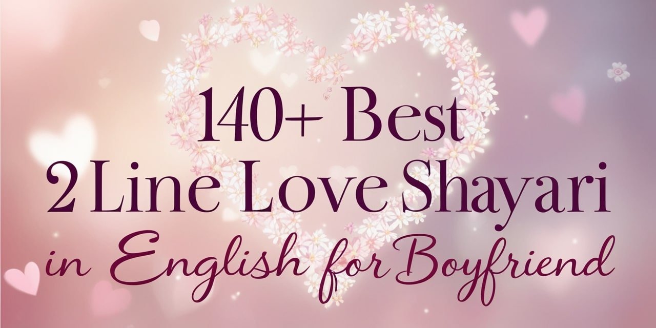 2 Line Love Shayari In English For Boyfriend