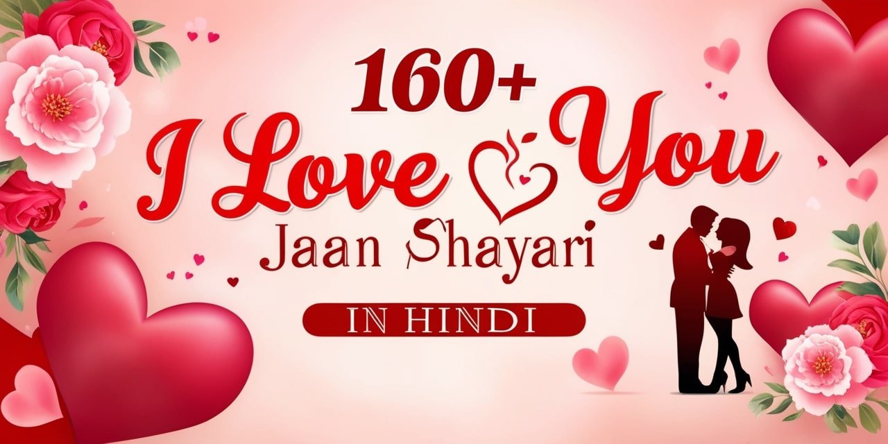 I Love You Jaan Shayari In Hindi